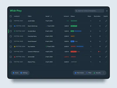 Invoices for iPad app clean dark interaction interface ios ipad iphone tablet ui ux