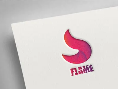 Flame logo color concept creative design ecommerce flame logo graphic design logo red