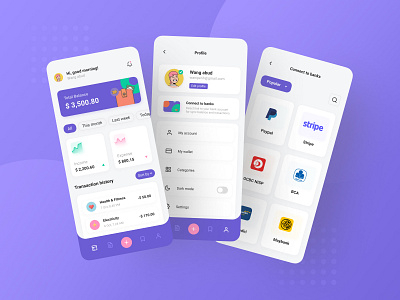 Money Management App Concept app concept design design finance finance app innovation mobile money app money management ui ux