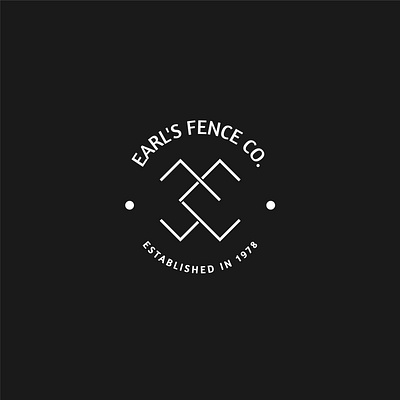 Earl's Fence Company Logo (Not Official) branding design logo