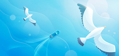 Artworks for ocean environment and research2 animal art direction artwork illust illustration ocean photoshop photoshop artwork photoshop illustration