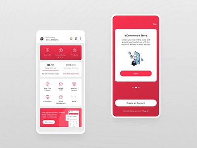 POS (Point of Sale) and Billing software - App animation app design designer illustration landing mobile mobile app mobile app design mobile ui photoshop ui ux web website