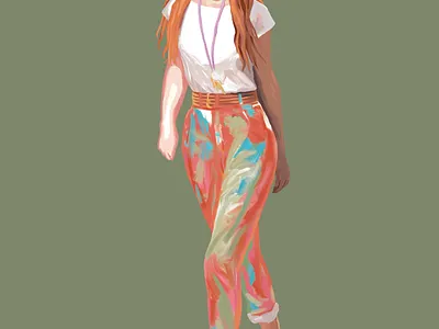 untitled #3 color colorful drawing woman