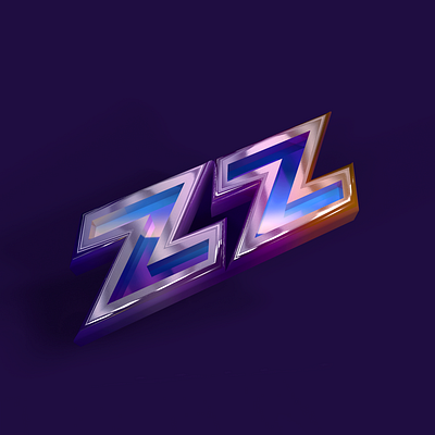 ZZ c4d cinema4d neon retro