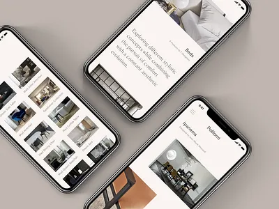 Poliform Concept - Mobile Design concept design digital home interiors minimal responsive ui ux website