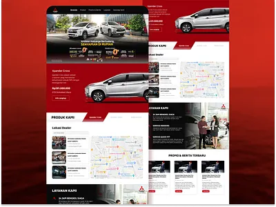 Mitsubishi Motors Krama Yudha Sales Indonesia Landing Page design landing landing design landing page landing page design landingpage landscape ui ui ux ui design uidesign uiux ux web web design webdesign website website concept website design websites