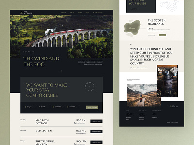 #41 Visit Scotland Desktop ⛰️| 99+ Days in the Lab accomodation behance booking challenge cologne cottage desktop figma green hiking rebound scotland scroll storytelling visit wind