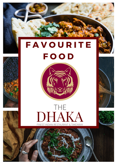 The Dhaka Poster 2 branding design food menu poster