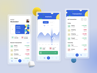 #Exploration | Money Management App app design minimal money app ui ux