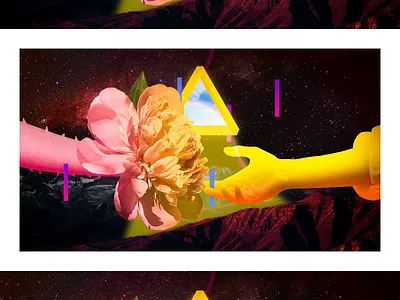 Lucile art color dream escape illustration typography