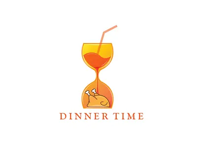 DINNERTIME animation art branding cafe delivery design dinner food graphic design hotel icon illustration illustrator logo resturant sand tea tim time vector