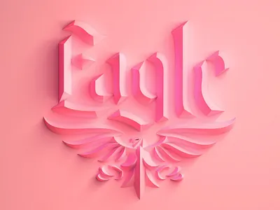 3D Eagle Logo 3d eagle logo