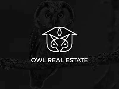 owl real estate logo design 99design business creative design fiverr flat graphic logo minimalist modern monogram owl owl icon owl illustration owl logo owl real estate semplice typography vector wordmark