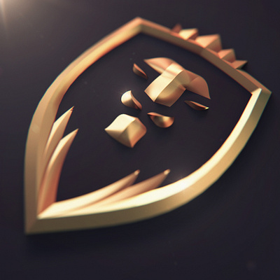 3D Lion Logo 3d lion logo