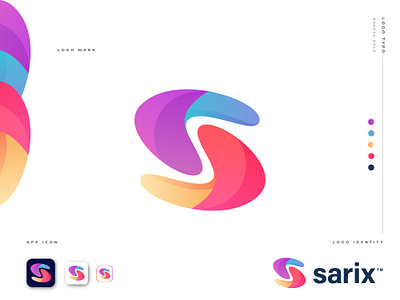 Sarix logo design | S letter logo design. abstract logo app design app logo brand design brand identity branding branding and identity branding design design icon letter logo letter logos logo minimal modern logo modern logo design modern logos modern s logo design modern s logo design s letter logo