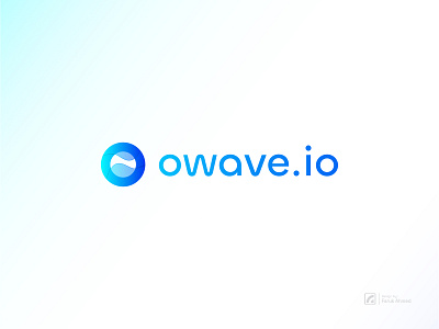 Owave.io ai logo branding fa faruart lerrer o logo minimal logo o logo