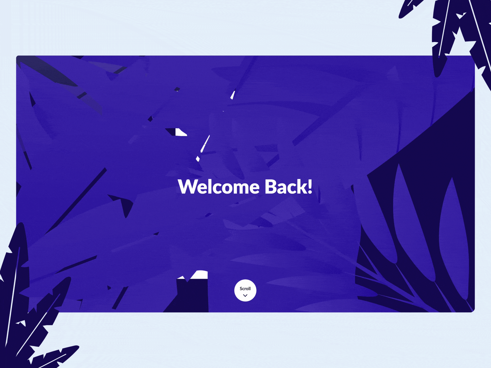 Login Page Animation animation exploration leaves login scroll uidesign webflow website