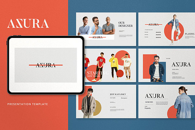 AZURA - Minimal Fashion Google Slide business clean concept corporate creative fashion google slide google slide template google slides minimal modern powerpoint template presentation professional simple template templates web design web development website