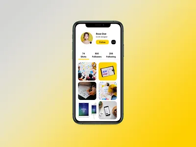 User Profile Challenge adobe photoshop adobe xd dailyui ui ux