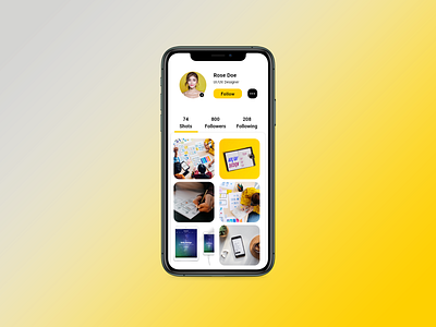 User Profile Challenge adobe photoshop adobe xd dailyui ui ux