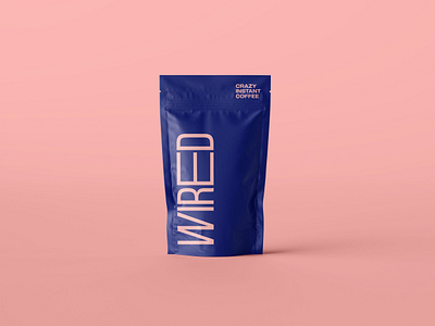 Wired brand brand identity branding clean coffee design package design packaging