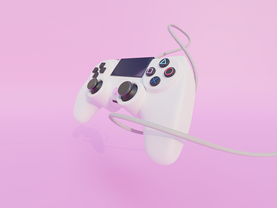 Let's play! 3d 3d art blender cartoon design illustration joystick playstation