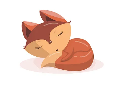 Fox | Cartoon | Art | Cute | Animal art cartoon design illustration vector