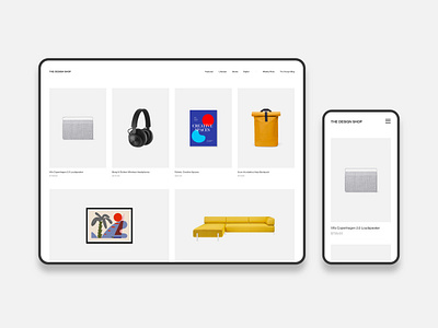 The Design Shop - Website Update design shop ecommerce ecommerce design ecommerce shop grid homepage minimal minimal design minimal store minimalist minimalistic shop simple web web design web shop web store webdesign webshop website