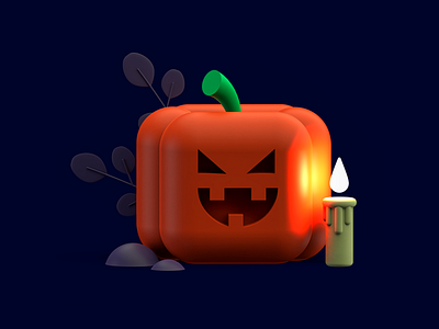 Spoooky 3d 3d artist 3dillustration cinema4d design flatdesign halloween halloween design halloween party illustration inspiration logo maxonc4d render spook spooktober