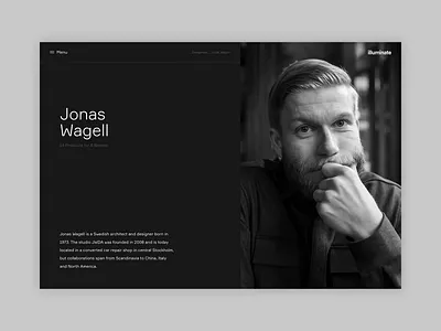 illuminate - Designer page adobexd animations concept design digital experiment home interiors responsive scroll ui ux website