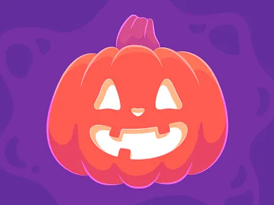 Happy pumpkin (^-^) character character design design flat flat illustration helloween illustration illustrator jack o lantern light postcard pumpkin smile vector