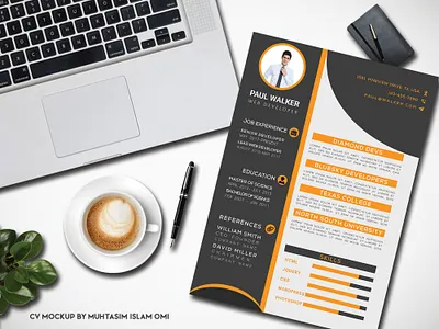 Corporate CV/RESUME design Template corporate design cv design cv resume cv resume template cv template design illustration minimal vector