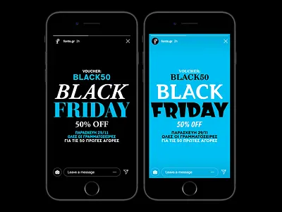 Fonts.gr Social Media black blue design experimental typography filippos fragkogiannis fonts graphic design instagram instagram post instagram stories instagram template social media studio filippos fragkogiannis type foundry typographic typography typography design visual communication visual design white