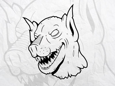 Lovecraftober #7 - TEETH [The Pickman's model] black white blackandwhite design hplovecraft illustration inktober inktober2020 inktoberbr inktoberbrasil line art lineart lovecraft teeth
