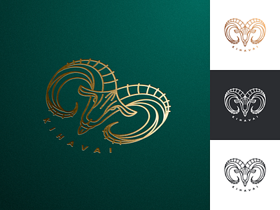 Nubian Ibex artismstudio artwork branding clothing creative design goat graphic design icon illustration lineart logo monoline mountain goat nubian ibex tshirt ui ux vector