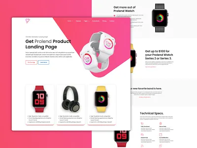 Product Landing page best shots clean creative design design dribble best shot graphic design graphic designer landing page product product page user experience user experience ux user interface web website