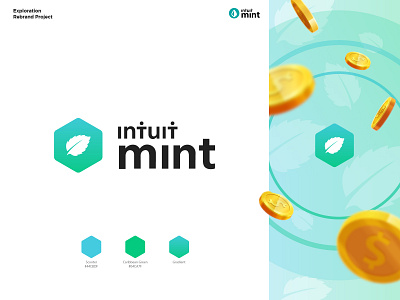 Mint: Personal Finance & Money Logo Redesign brand guide branding branding and identity design finance finance app logo logo design minimalist logo modern logo rebranding visual identity