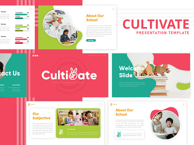 Cultivate - Education PowerPoint Template design education graphic design powerpoint presentation powerpoint template presentation design presentation template