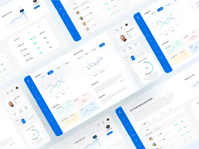 HealthTech Dashboard analytics dashboard dashboard design dashboard ui doctor health app health care healthcare healthtech web application