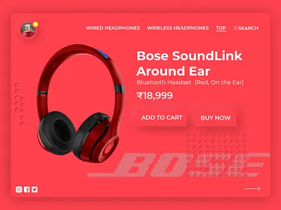 Bose Ecommerce Website Design figma ui ui design uidesign uiux web webdesign website design
