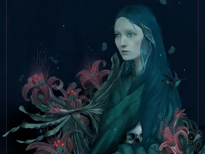 Earthly Delight Supremacy body figurative fine art illustration mixed media mystic occult strength woman