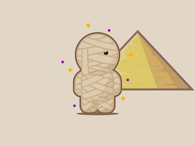 Mummy design flat flat design flat illustration flatdesign illustration illustrator inktober2020 mummy spooky vector