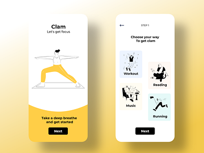 Meditation App Landing Page app app design dashboard ui dribbble ios app design meditation responsive design ui uidesign