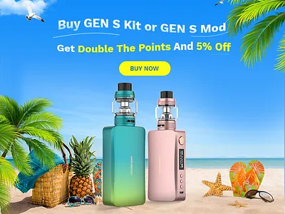 summer animate icon poster