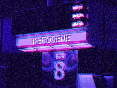 Faded Fuel 80s branding design gas illustration logo photography retro retrowave typography