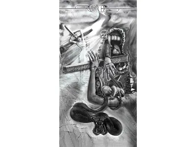 Poster for band Tool art character concept creative crusify design ego illustration poster snake tool tools