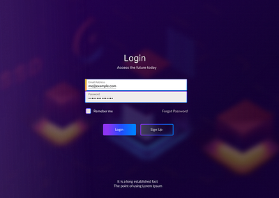 Login Page figma figmadesign ui ui design