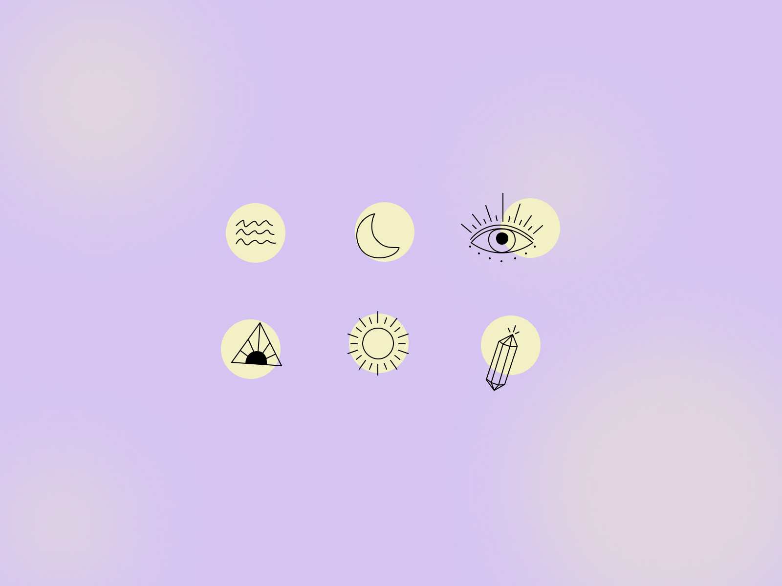 15 Days of Visual Elements Challenge ~ Day#12 animation design figma flat gif icon icons icons set illustration minimal mystical ui vector