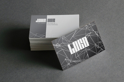 02 - Geometric Business Card business card free download free template freebie illustrator template