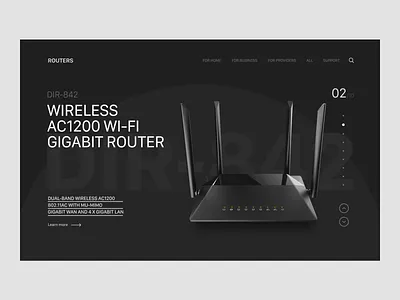 Routers concept design flat minimal riuter ui ux uxui web